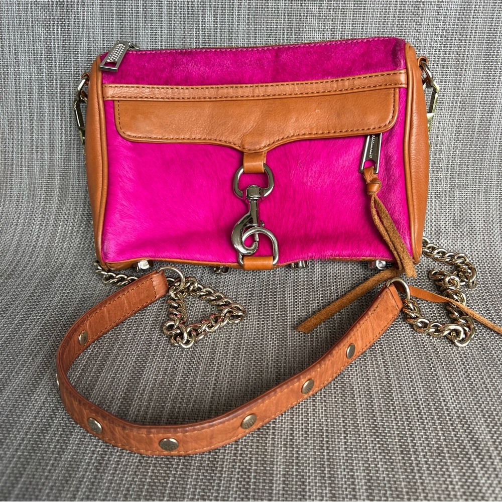 Rebecca Minkoff Dyed Pony Hair Shoulder/Crossbody Purse